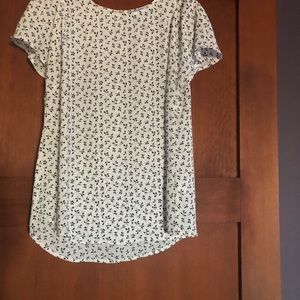 CeCe floral print top